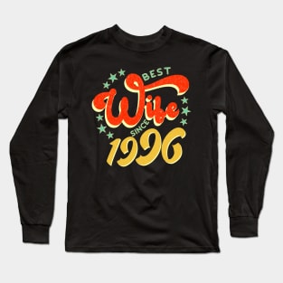 Best wife since 1996 Long Sleeve T-Shirt